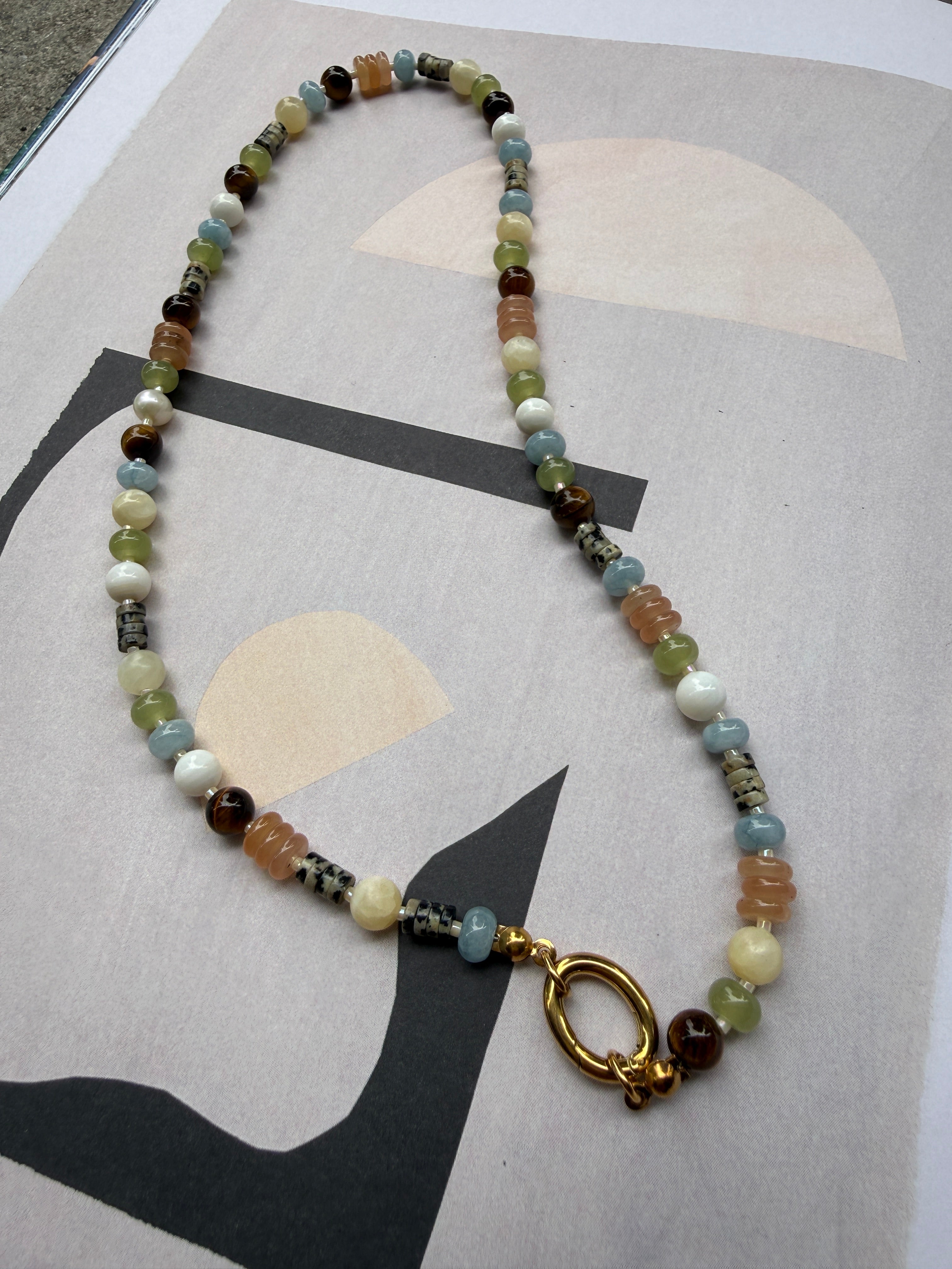 Macaron Beaded Necklace