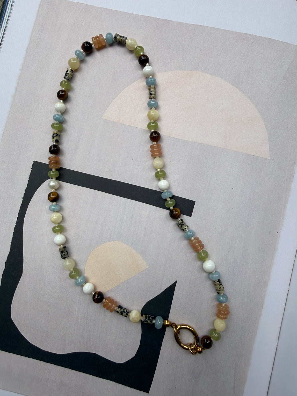 Macaron Beaded Necklace