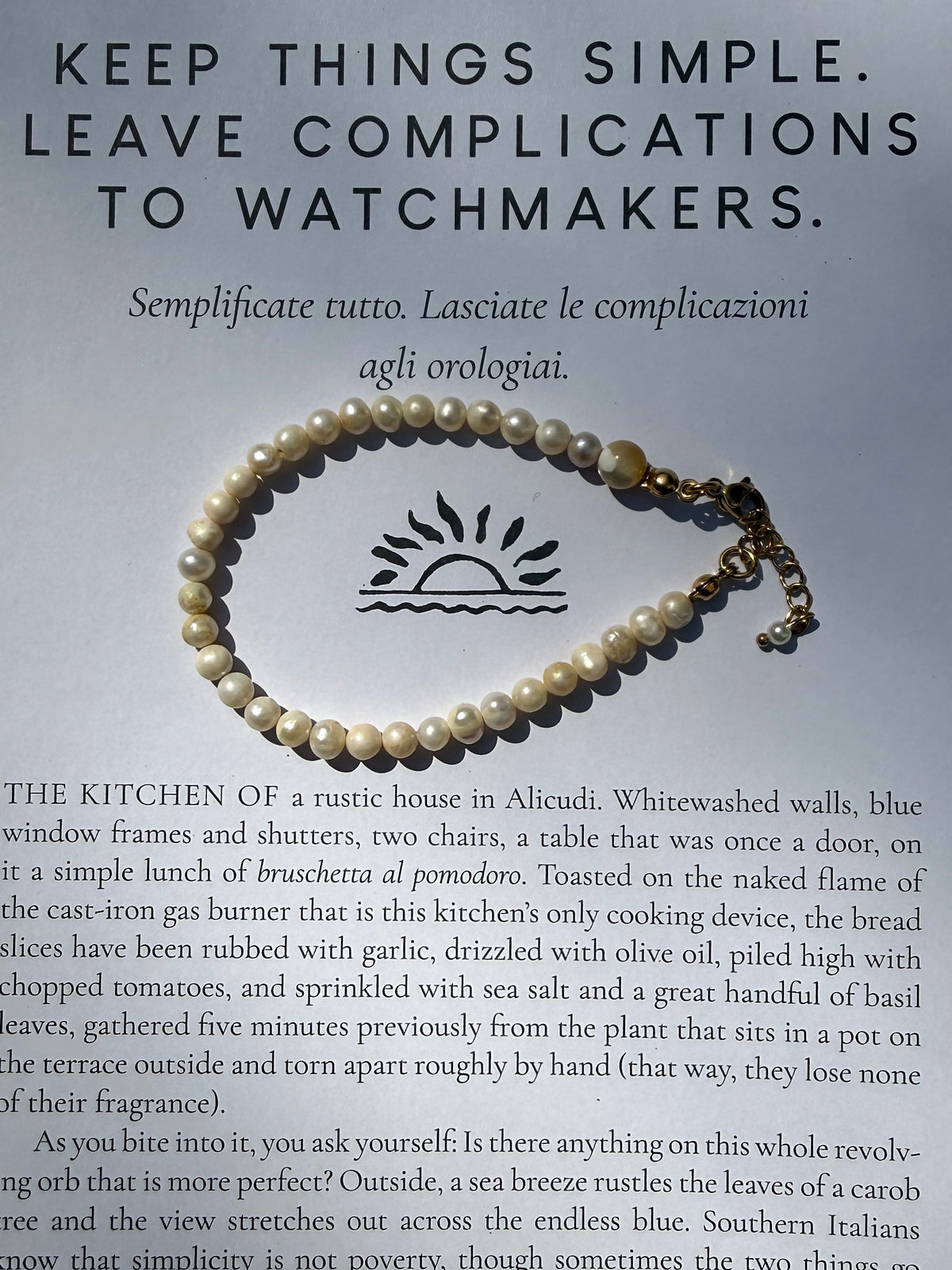 Mini Pearl Bracelet