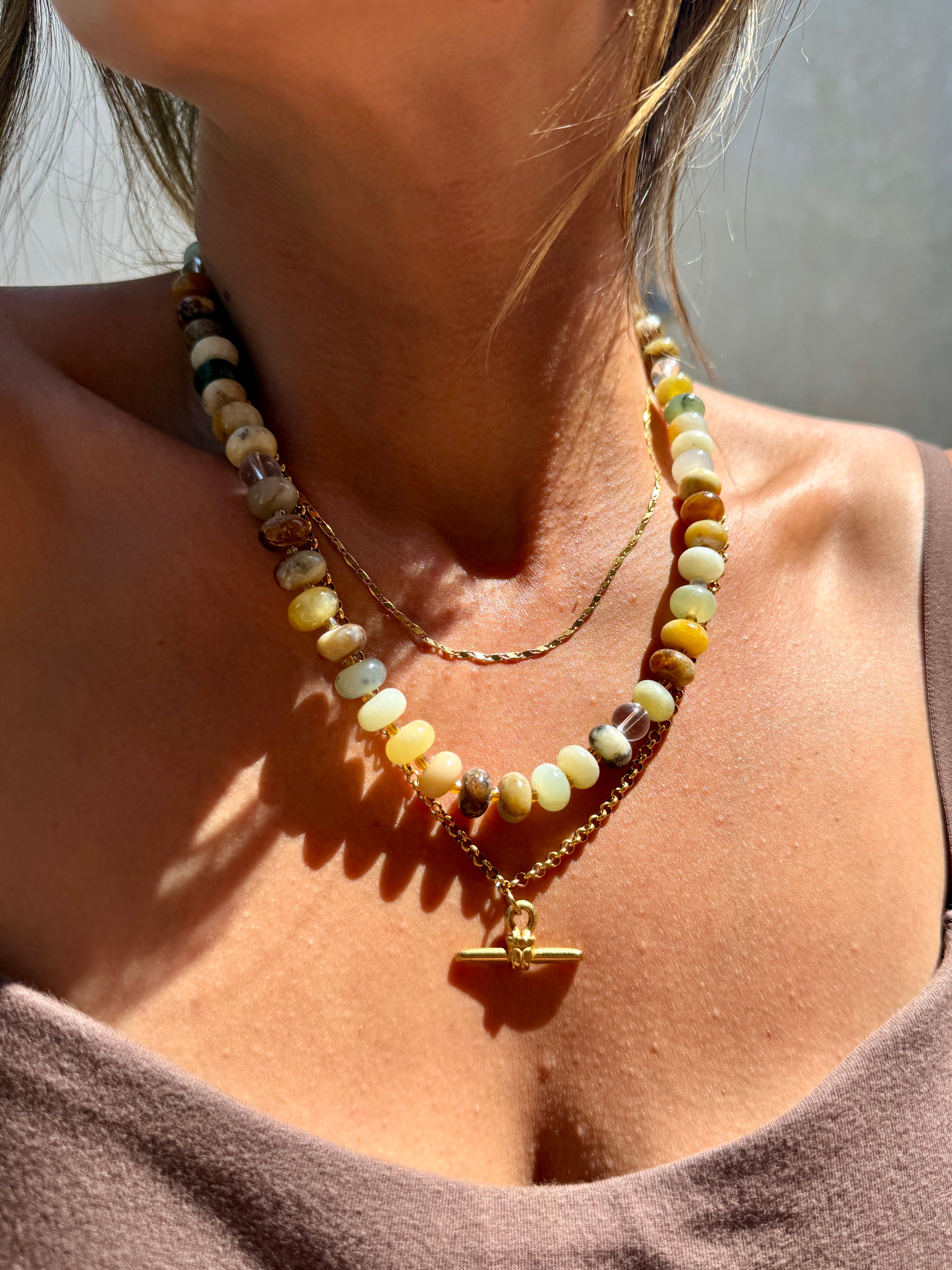 Earthy Jade Necklace
