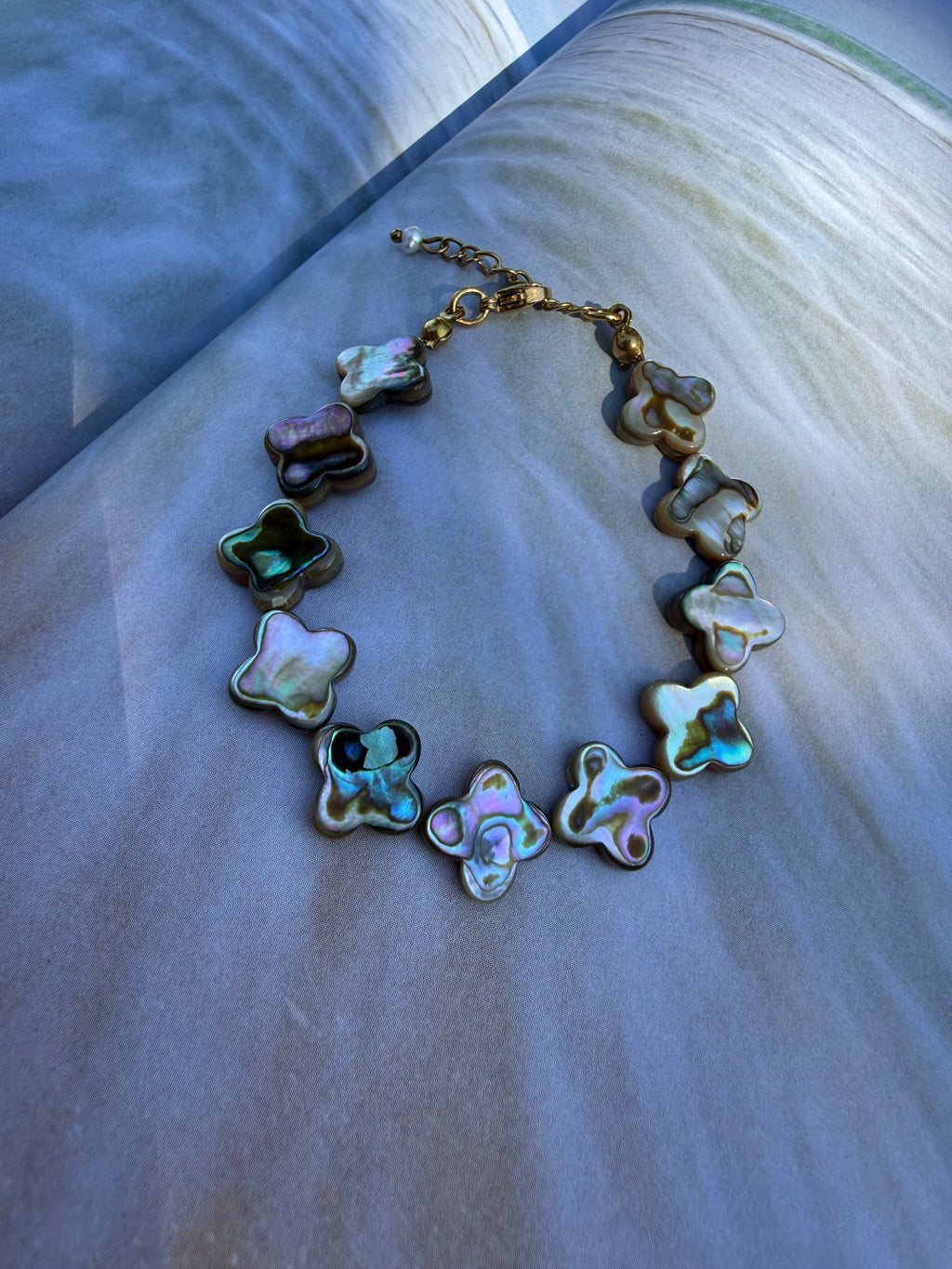 Abalone Clover Bracelet