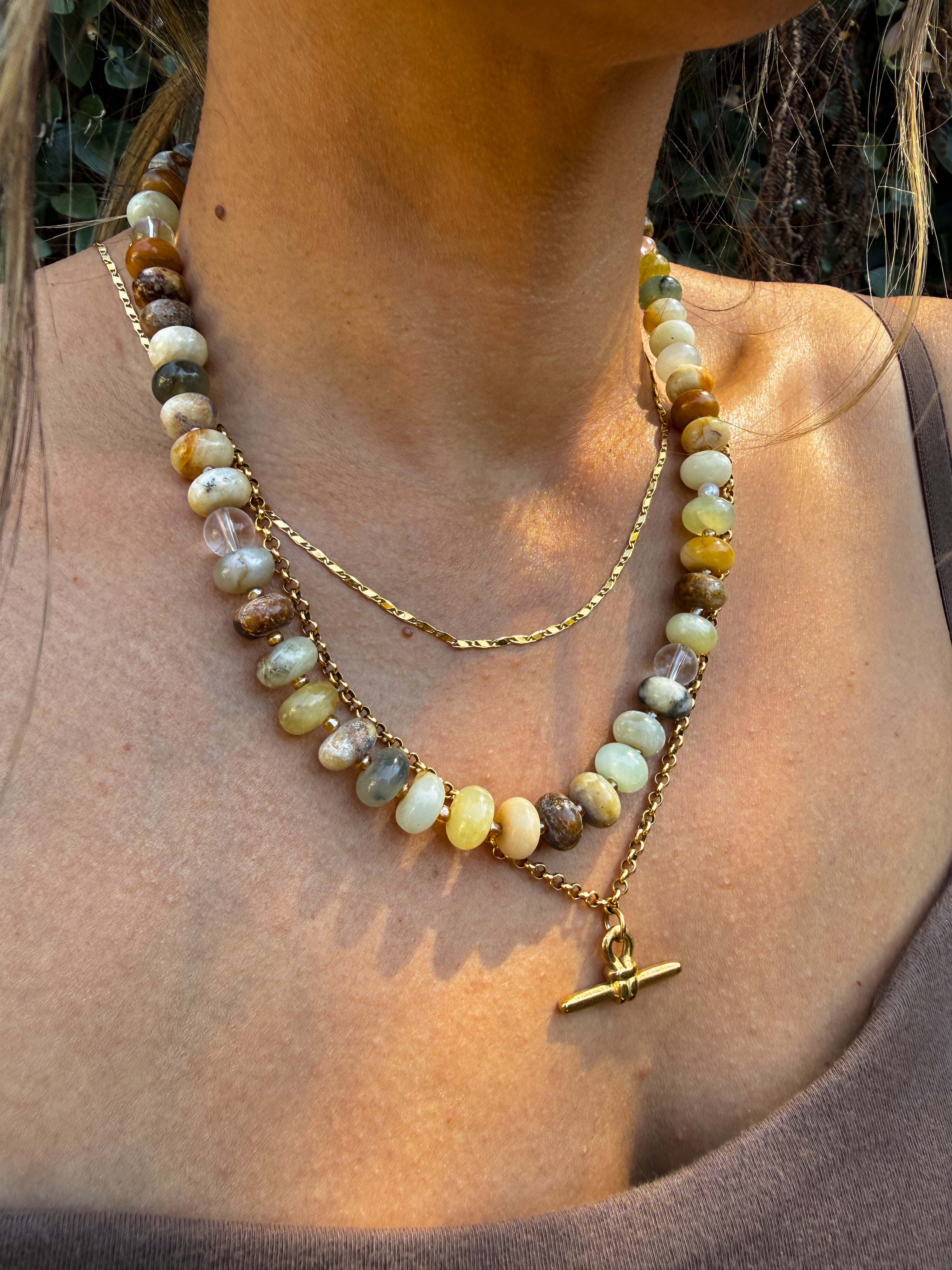 Earthy Jade Necklace