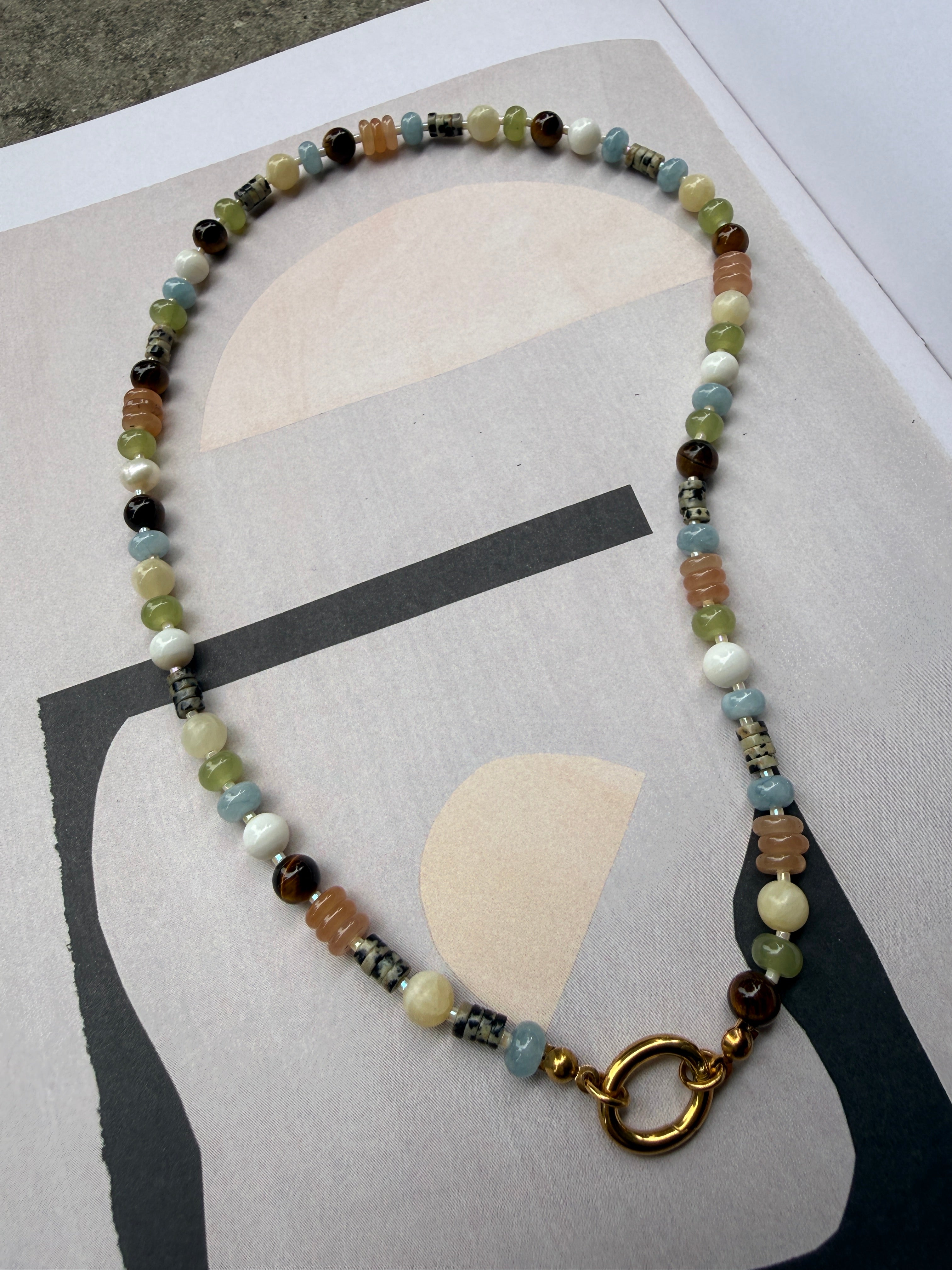 Macaron Beaded Necklace